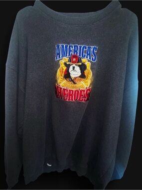 Vintage Big Dogs “America’s Heroes” Crewneck XL